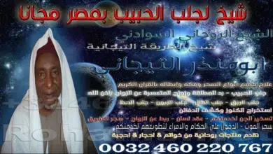 شيخ لجلب الحبيب بمصر مجانا