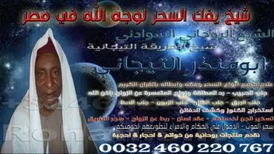 شيخ يفك السحر لوجه الله في مصر